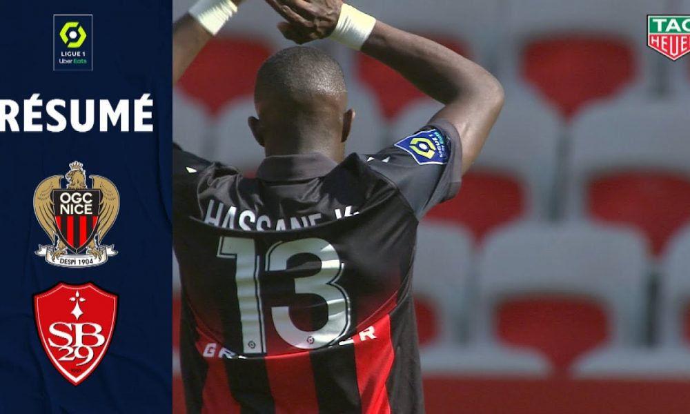 OGC NICE – STADE BRESTOIS 29 (3 – 2) – Résumé – (OGCN – SB29) / 2020/