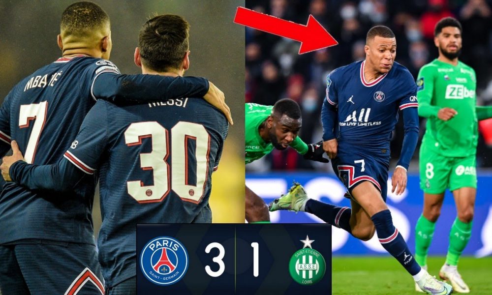 Messi En Mode Messi MbappÉ OvationnÉ SoirÉe Parfaite Pour Paris Psg Vs Asse 3 1 9598