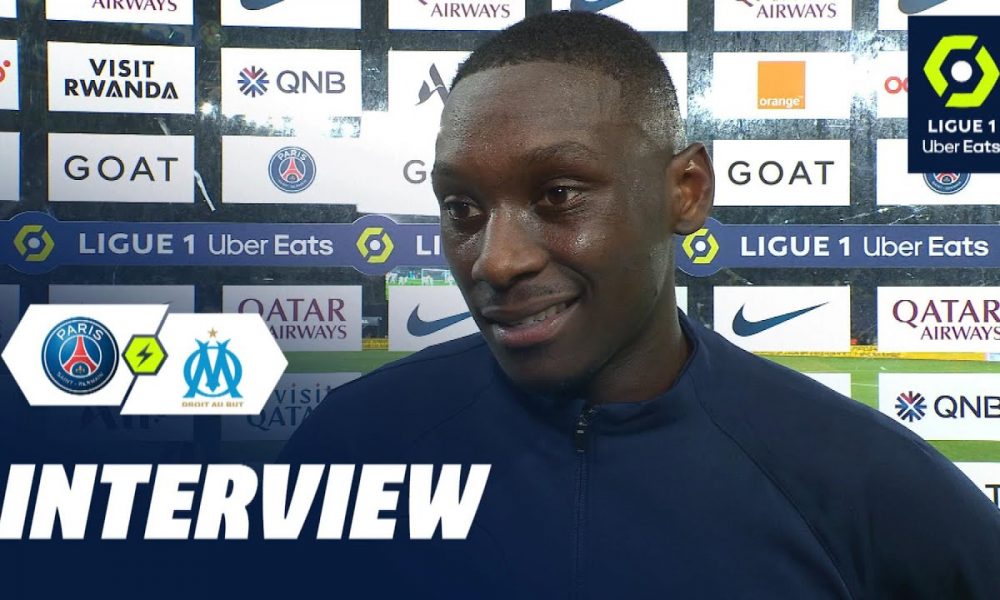 Interview de fin de match PARIS SAINTGERMAIN OLYMPIQUE DE